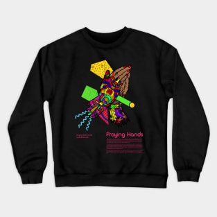 tattoo praying hands Crewneck Sweatshirt